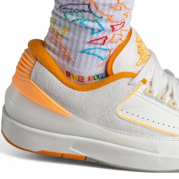 Nike Air Jordan 2 Retro Low \'Craft\' Sail Melon Tint Sneaker Mens 18 DV9956-118 main image 14